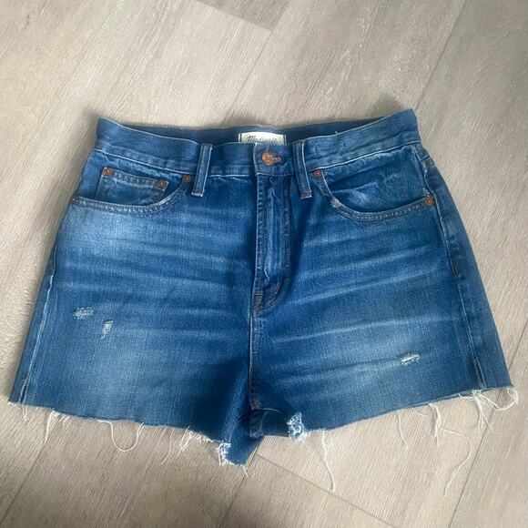 Madewell The Perfect‎ Vintage Jean Denim Short Blue High Rise 2.5” Size 29 - Picture 1 of 5